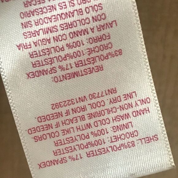 Xhilaration Black Crochet Bikini Top Medium - Picture 6 of 11